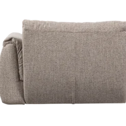 Baggy 1-zits element met arm rechts bruin melange