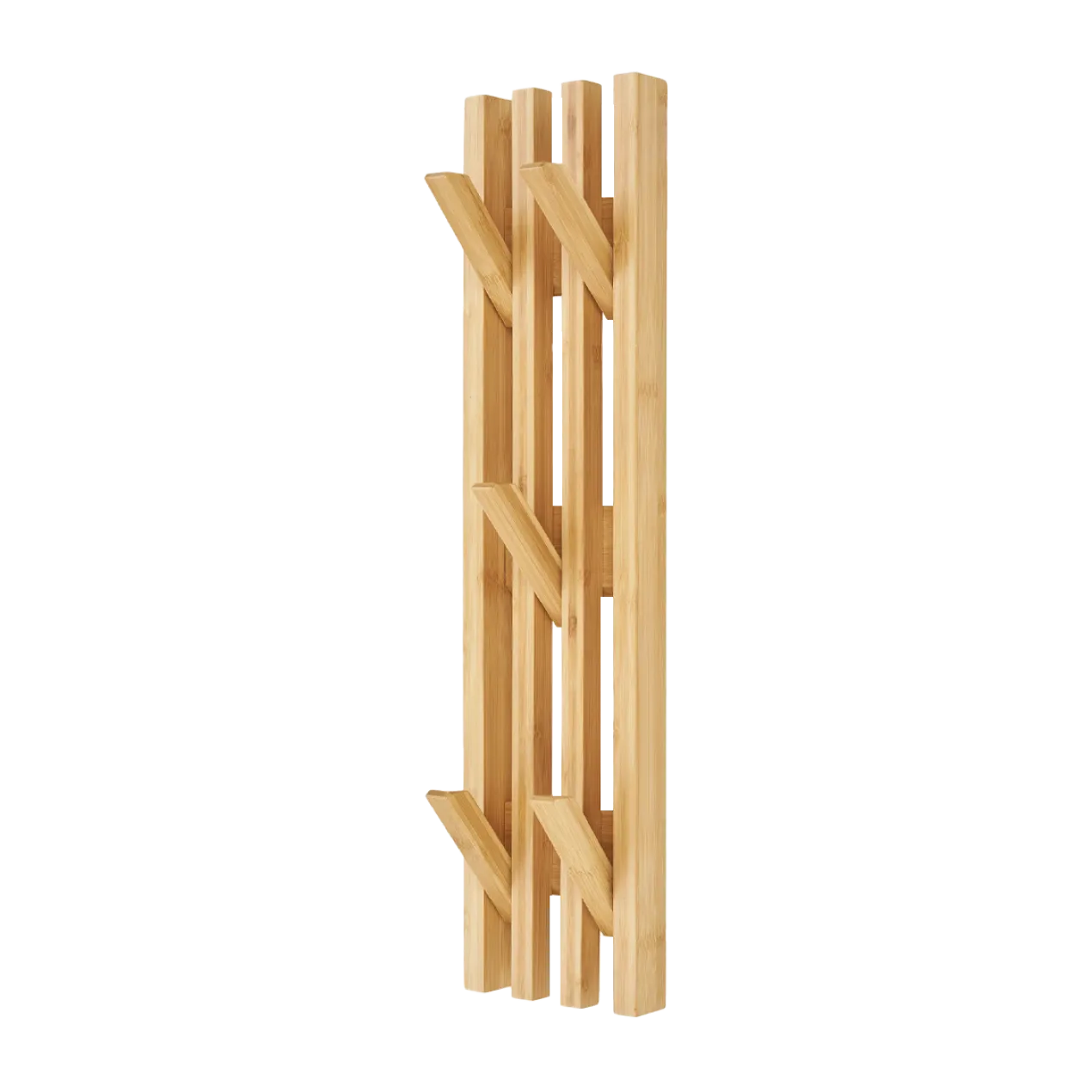 Bamboe wandkapstok Rijk Naturel