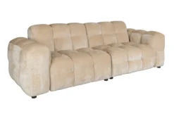 Bank Hackman 3-zits Velours beige
