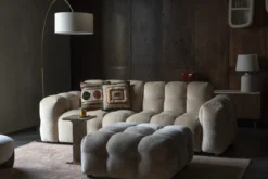 Bank Hackman 3-zits Velours beige