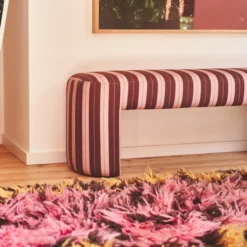 Bankje Lobby striped