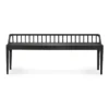 Bankje Spindle oak black