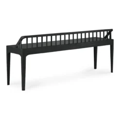 Bankje Spindle oak black