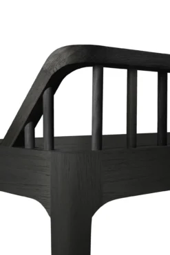 Bankje Spindle oak black