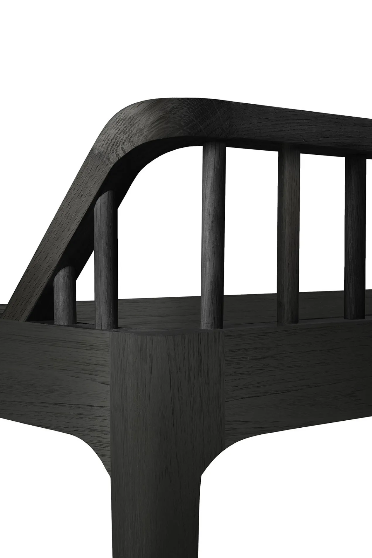 Bankje Spindle oak black