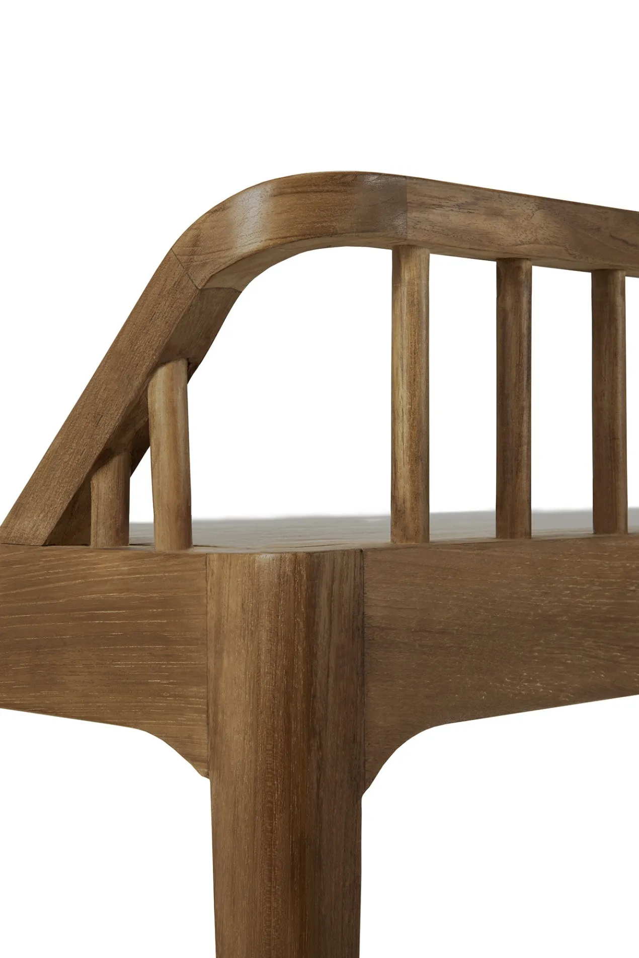 Bankje Spindle reclaimed teak