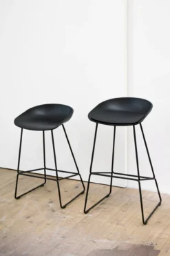 Barkruk AAS38 H75 cm black/black
