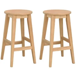 Barkruk Austin 65 cm - set van 2 Naturel