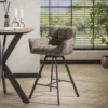 Barkruk Draaibaar Bedford Gemêleerd Taupe