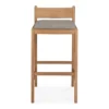 Barkruk Jack outdoor teak mocha kussen
