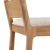 Barkruk Jack outdoor teak naturel kussen