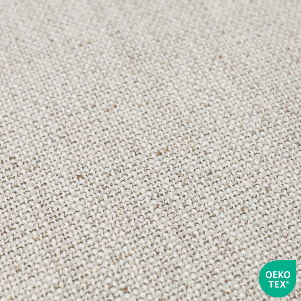 Barkruk Jasmijn beige gemêleerd - zwart onderstel H65