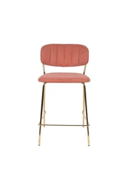 Barkruk Jolien goud/roze