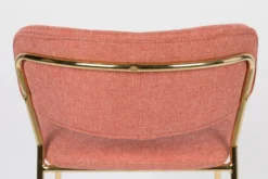 Barkruk Jolien goud/roze