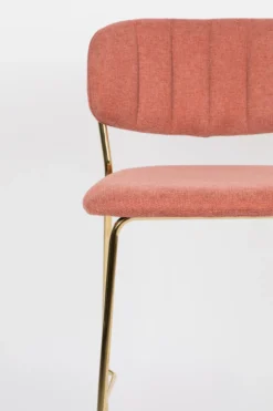 Barkruk Jolien goud/roze