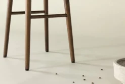Barkruk Jur hout - 75 cm Donkerbruin - set van 2