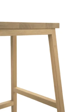 Barkruk N3 H67 cm eiken geolied