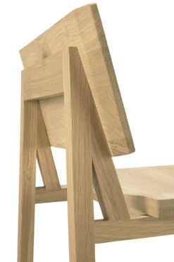 Barkruk N3 H67 cm eiken geolied