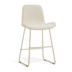Barkruk Nino-Fé H65 cm beige onderstel cottonbeige