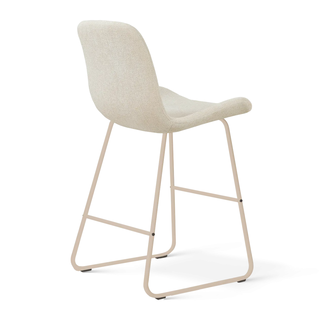 Barkruk Nino-Fé H65 cm beige onderstel cottonbeige