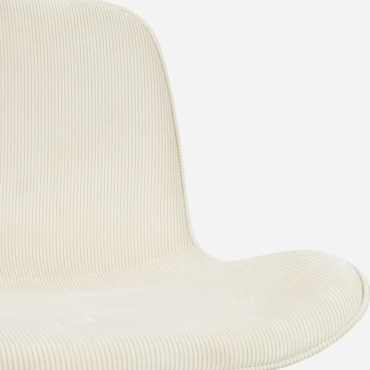 Barkruk Nino-Fé H65 cm beige onderstel rib beige