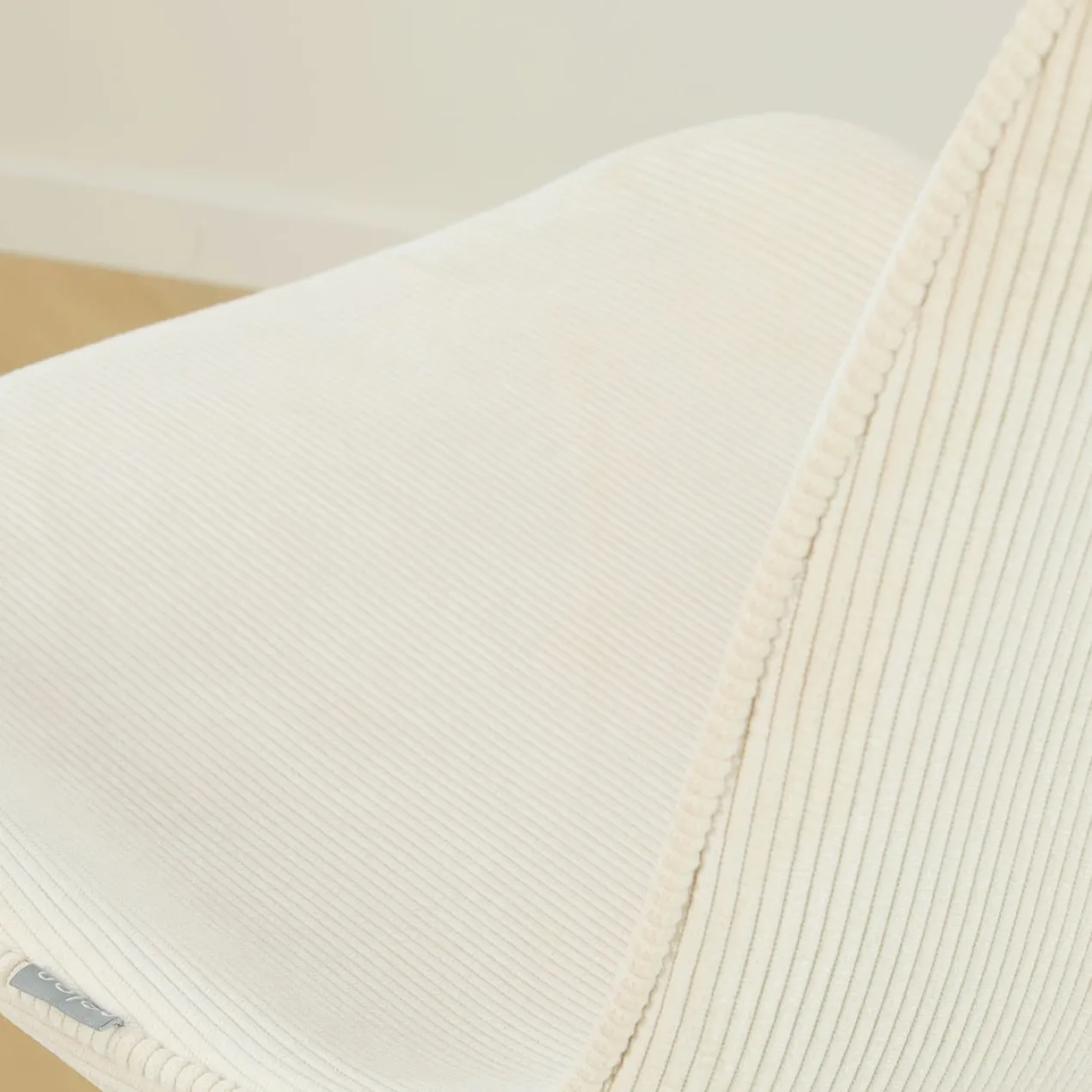 Barkruk Nino-Fé H65 cm beige onderstel rib beige