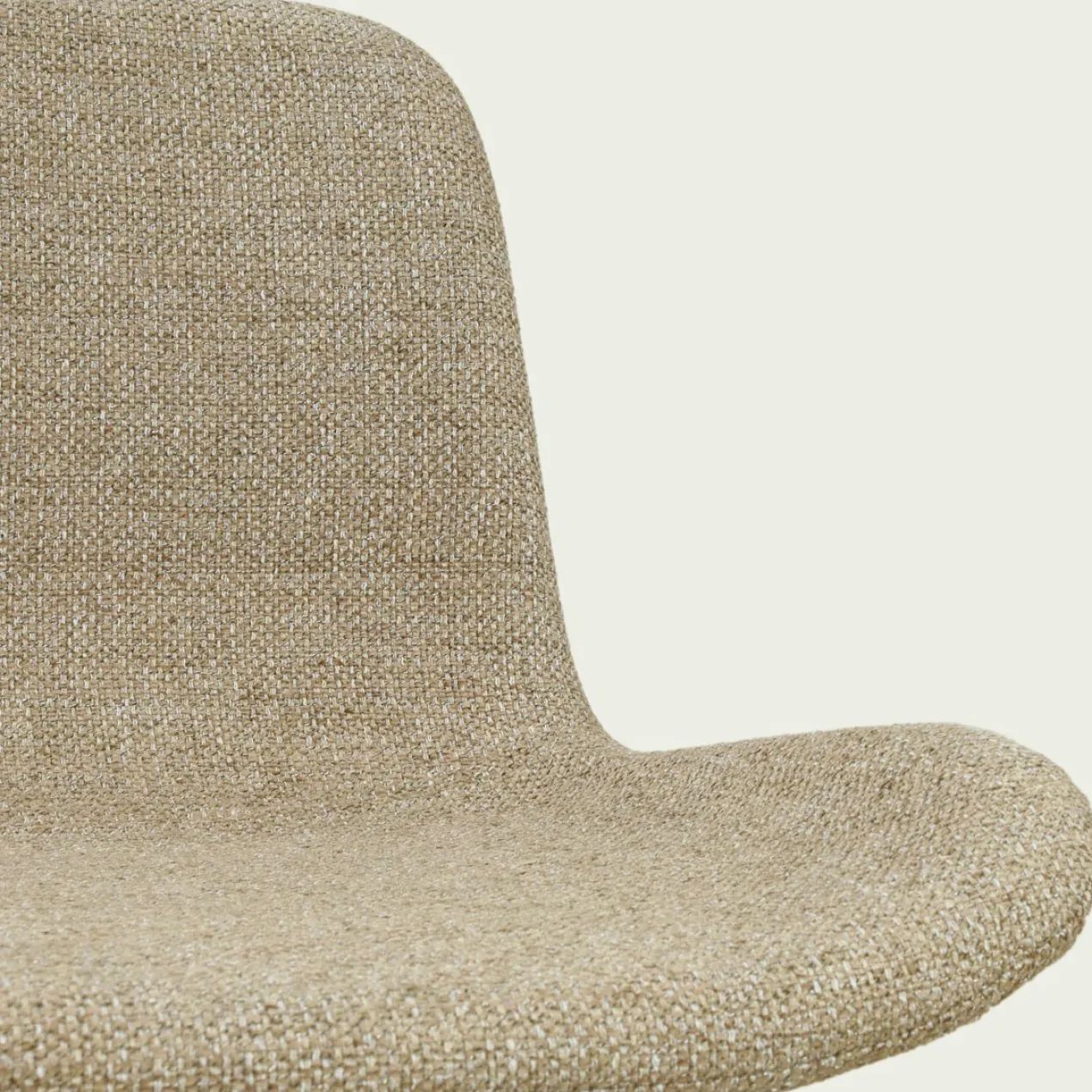 Barkruk Nino-Fé H65 cm beige onderstel taupe melange
