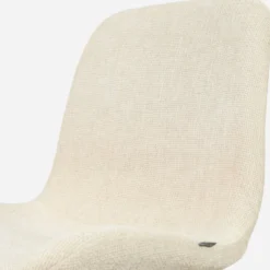 Barkruk Nino-Fé wit onderstel cottonbeige 75 cm