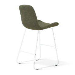 Barkruk Nino-Fé wit onderstel forestgroen 65 cm