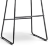Barkruk Nino-Fé zwart onderstel forestgroen 65 cm