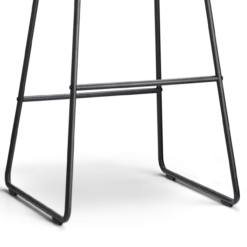 Barkruk Nino-Fé zwart onderstel forestgroen 65 cm