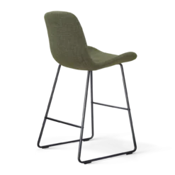 Barkruk Nino-Fé zwart onderstel forestgroen 65 cm