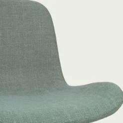 Barkruk Nino-Fé zwart onderstel saliegroen 65 cm