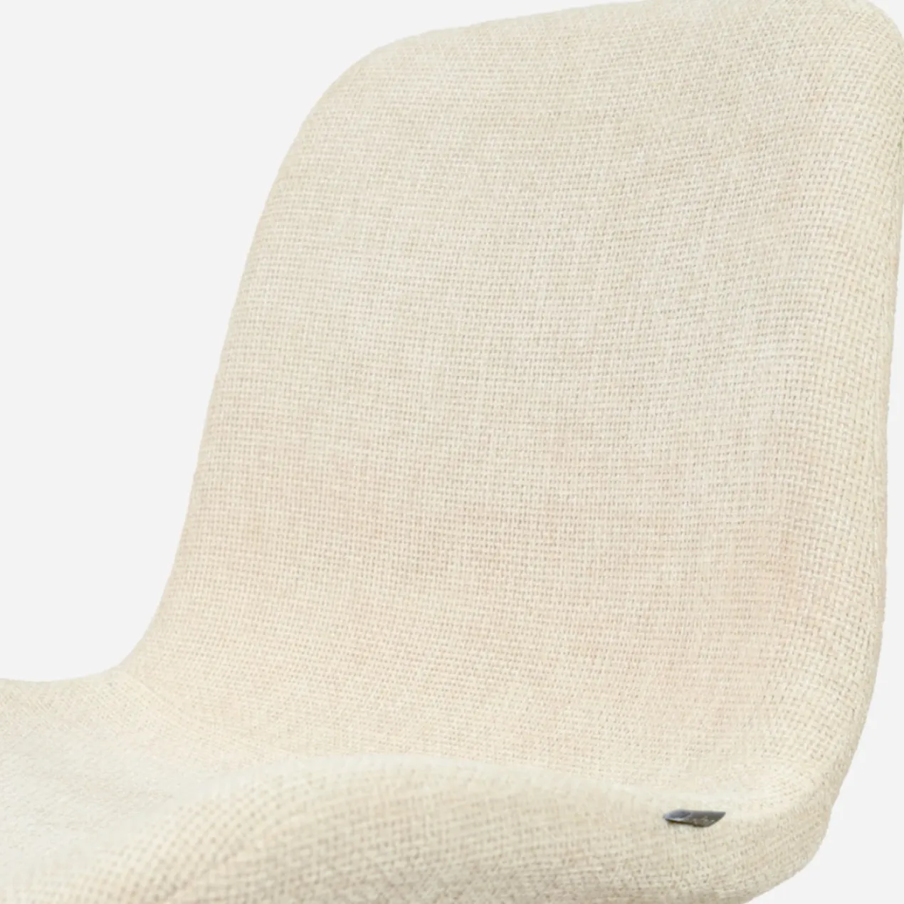 Barkruk Nino-Fé zwart onderstel cottonbeige 75 cm