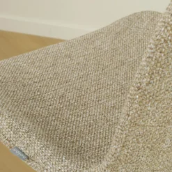 Barkruk Nino-Fé zwart onderstel taupe melange 75 cm