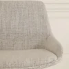 Barkruk Nino-Isa grijs beige gemêleerd - wit 65 cm
