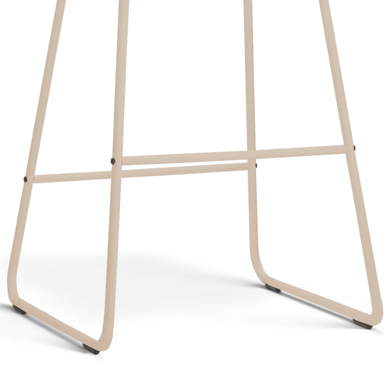Barkruk Nino-Isa H65 cm beige onderstel bouclé beige