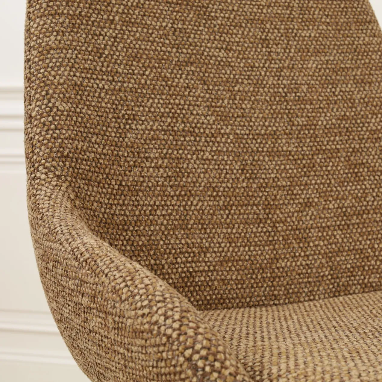 Barkruk Nino-Isa H65 cm beige onderstel bruin blend