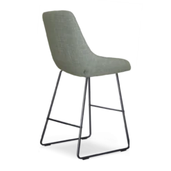 Barkruk Nino-Isa licht groen - zwart onderstel - 65 cm