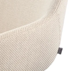 Barkruk Nino-Mae beige - wit onderstel - 75 cm