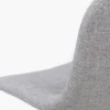 Barkruk Nino-Mats lichtgrijs - zwart - 75 cm - set van 2