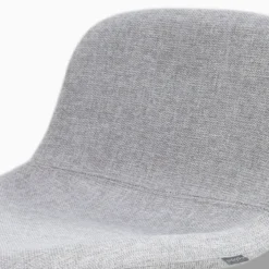 Barkruk Nino-Mats lichtgrijs - zwart - 75 cm - set van 2