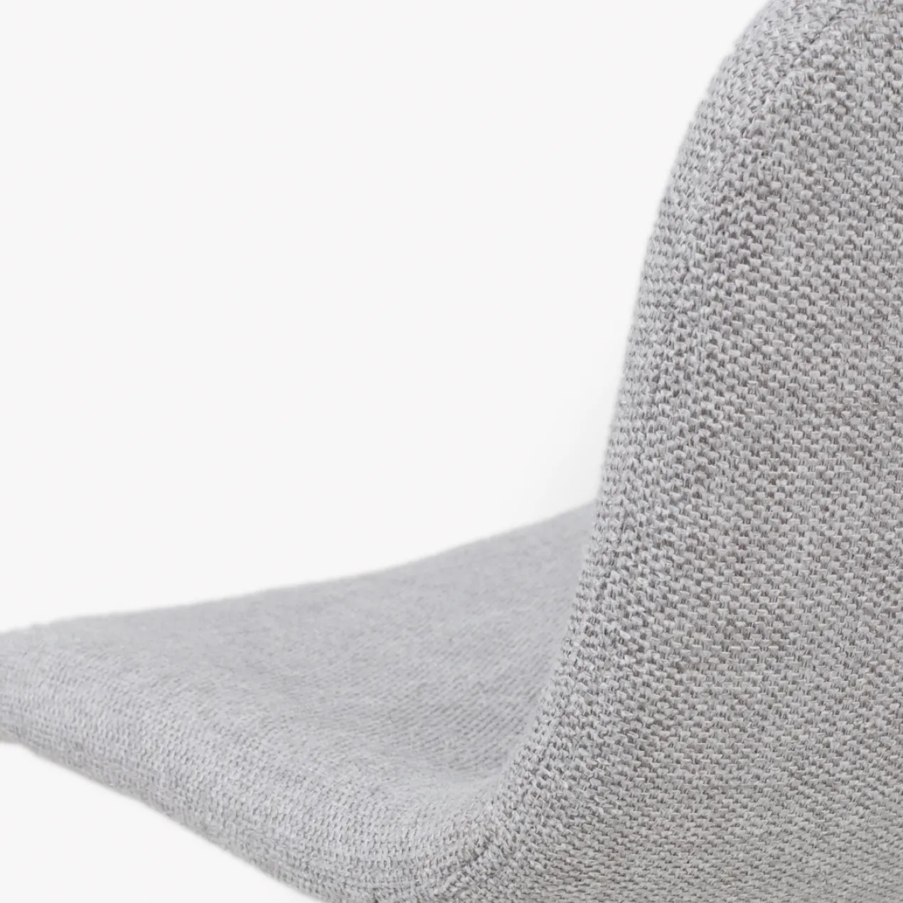 Barkruk Nino-Mats lichtgrijs - zwart onderstel - 75 cm