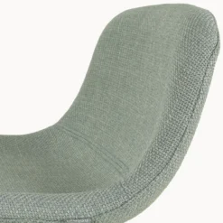 Barkruk Nino-Mats wit onderstel saliegroen 65 cm