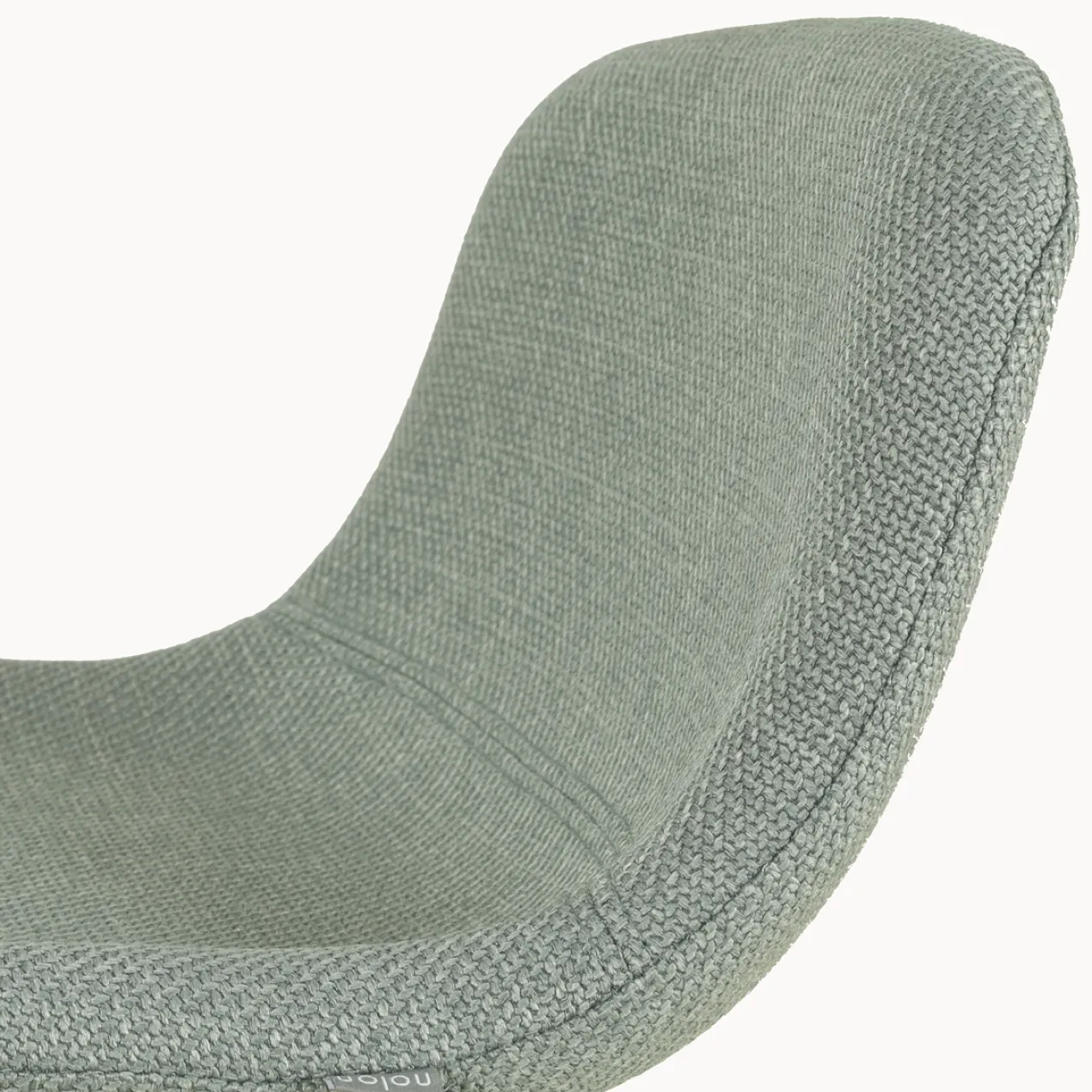 Barkruk Nino-Mats zwart onderstel saliegroen 65 cm