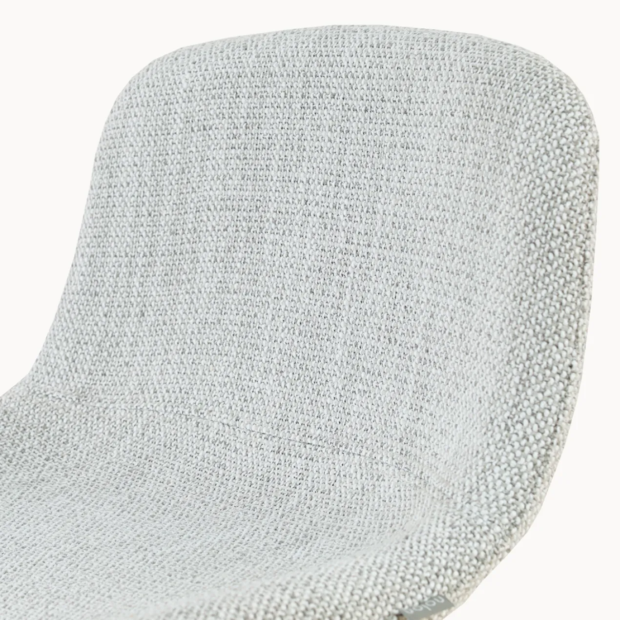 Barkruk Nino-Mats zwart onderstel grijs melange 65 cm