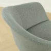 Barkruk Nino-Otis H75 cm wit onderstel saliegroen