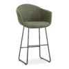 Barkruk Nino-Otis H75 cm zwart onderstel forestgroen