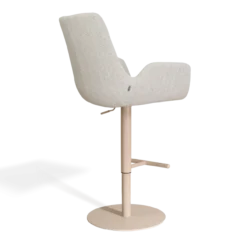 Barkruk Niva-Eef draaibare tulp beige gemêleerd Beige