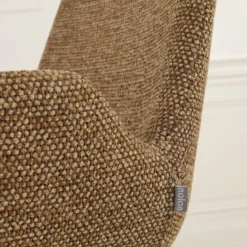 Barkruk Niva-Eef draaibare tulp bruin blend Beige